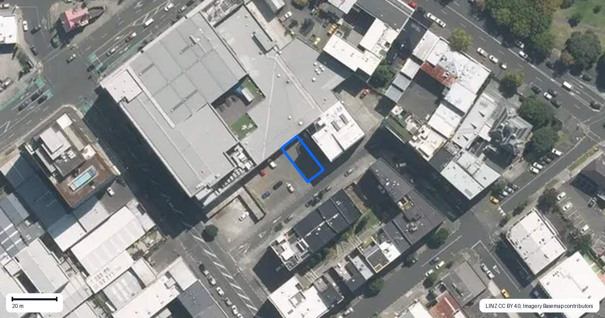 Property context map for 15 Vinegar Lane, Grey Lynn, Auckland