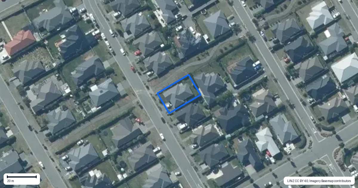 Property context map for 29 Flint Road, Rolleston