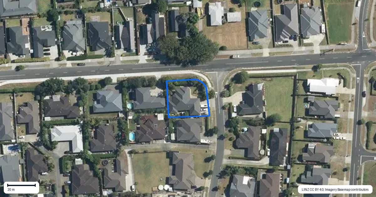 Property context map for 2 Orchard Lane, Huapai, Kumeu