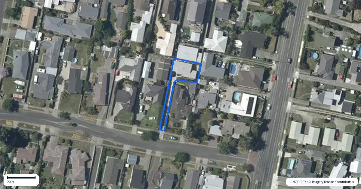 Property context map for 58 Elbourne Street, Taradale, Napier