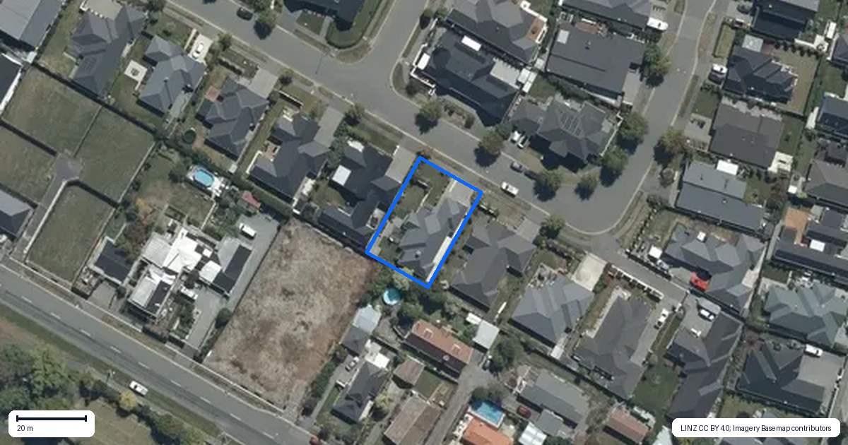Property context map for 60 Grayshott Avenue, Casebrook, Christchurch