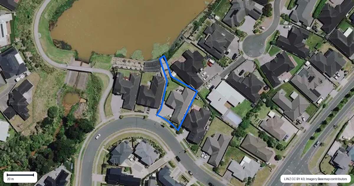 Property context map for 8 The Link, Flagstaff, Hamilton