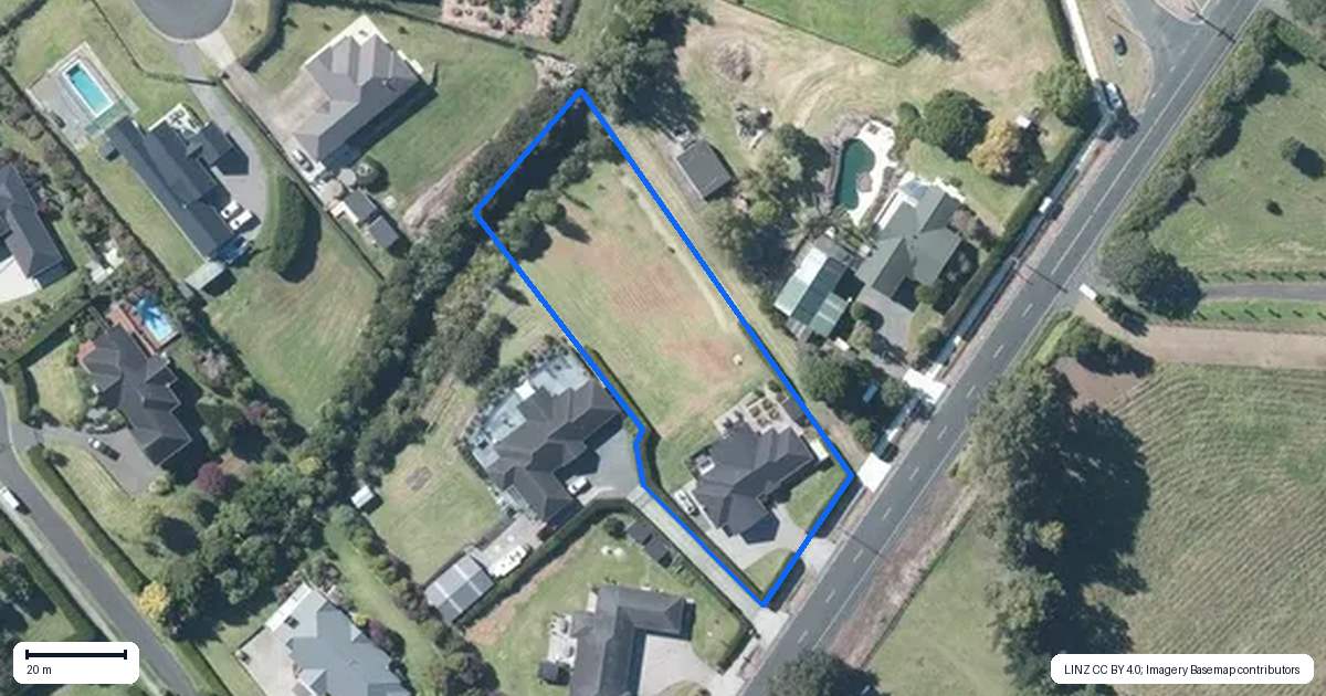 Property context map for 380 McKenzie Road, Waiau Pa, Pukekohe
