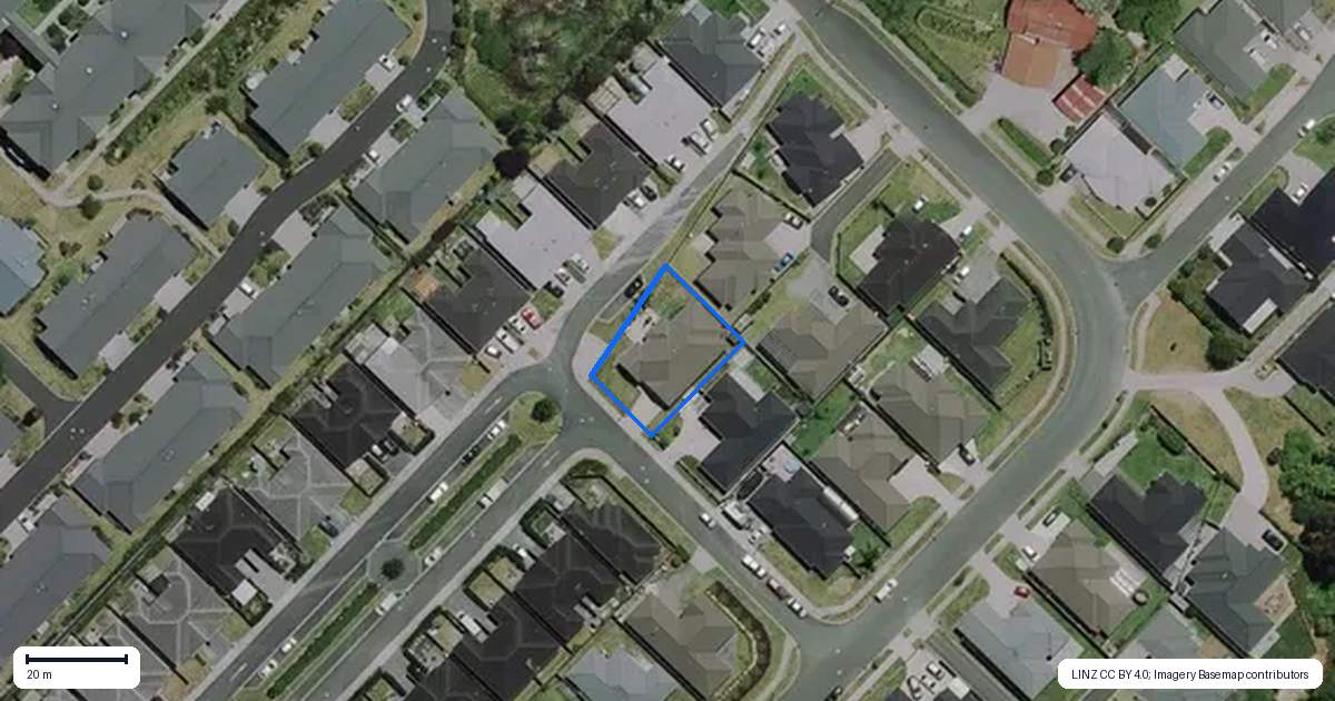 Property context map for 6 Yanicks Crescent, Fitzroy, Hamilton