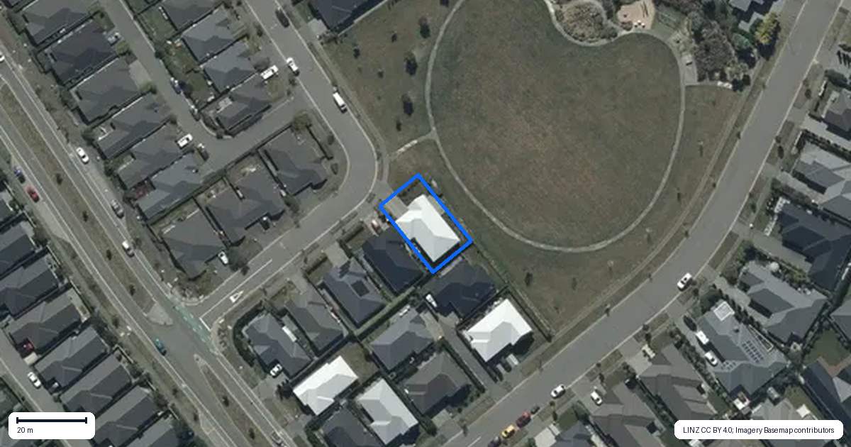 Property context map for 10 Limbrick Crescent, Wigram, Christchurch