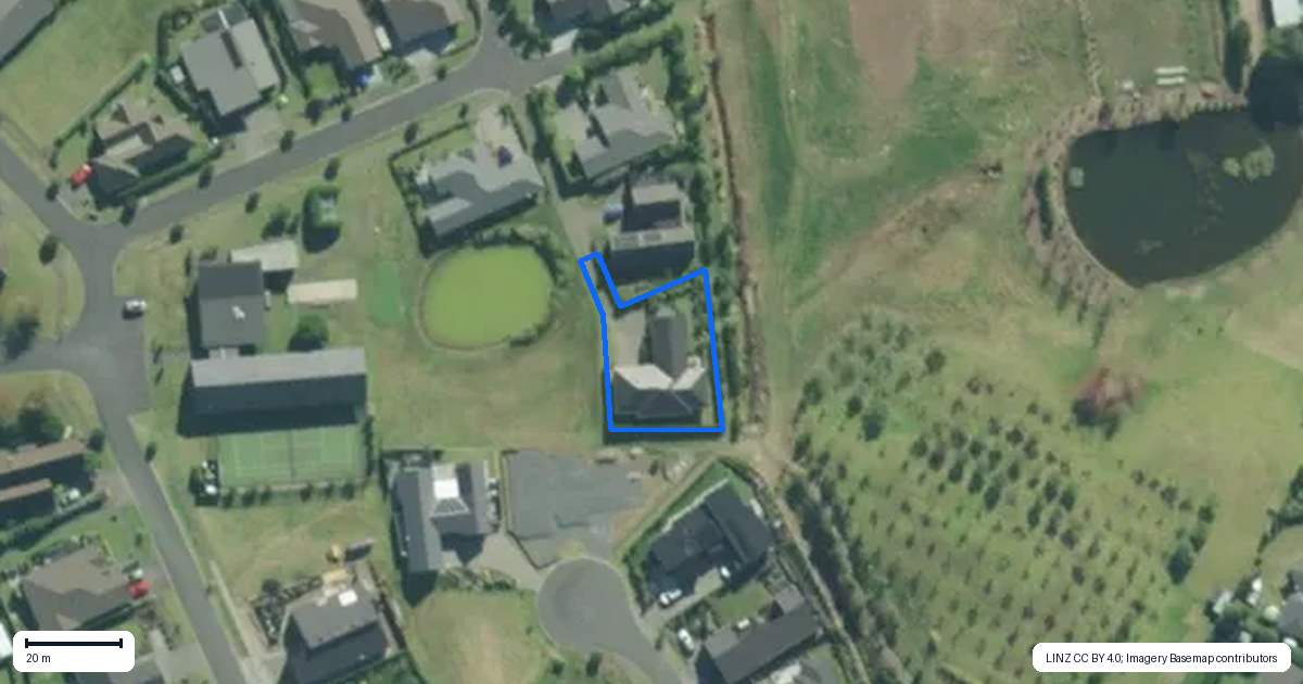 Property context map for 4 Park Lane, Mangawhai Heads, Mangawhai