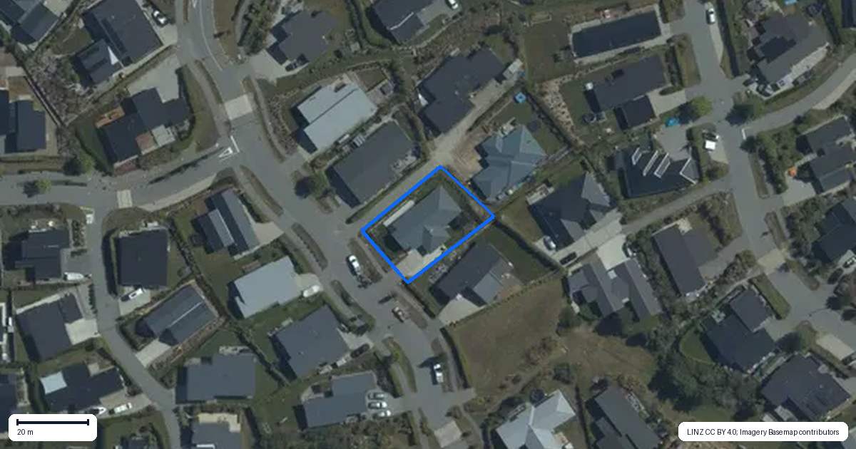 Property context map for 16 Makomako Road, Wanaka