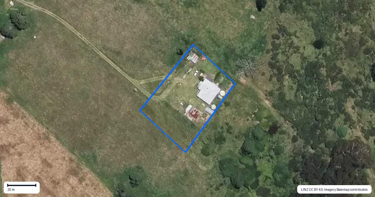 Property context map for 2236 State Highway 35, Torere, Opotiki