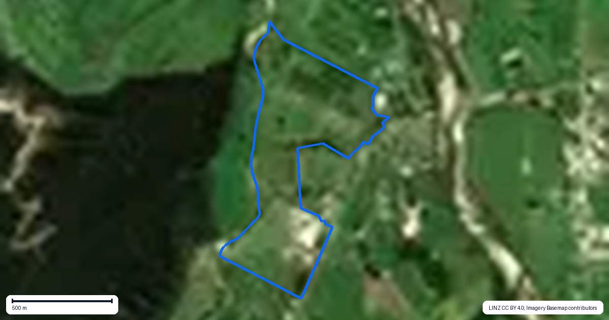 Property context map for 160 Tadmor Valley Road, Tapawera, Wakefield