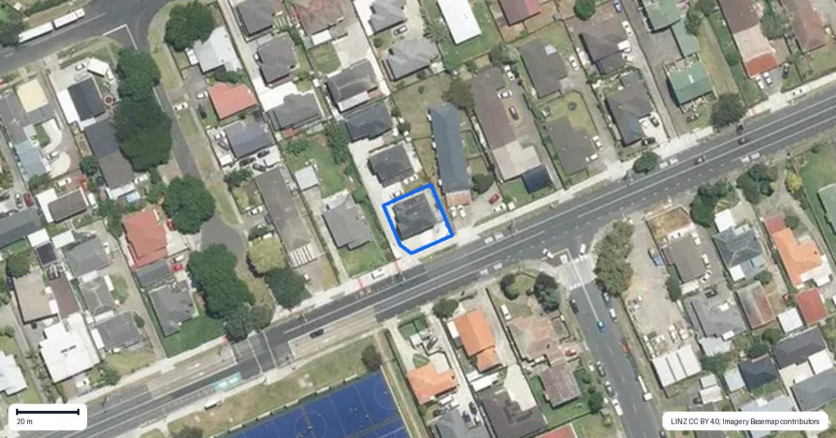 Property context map for 93A Puhinui Road, Papatoetoe, Auckland