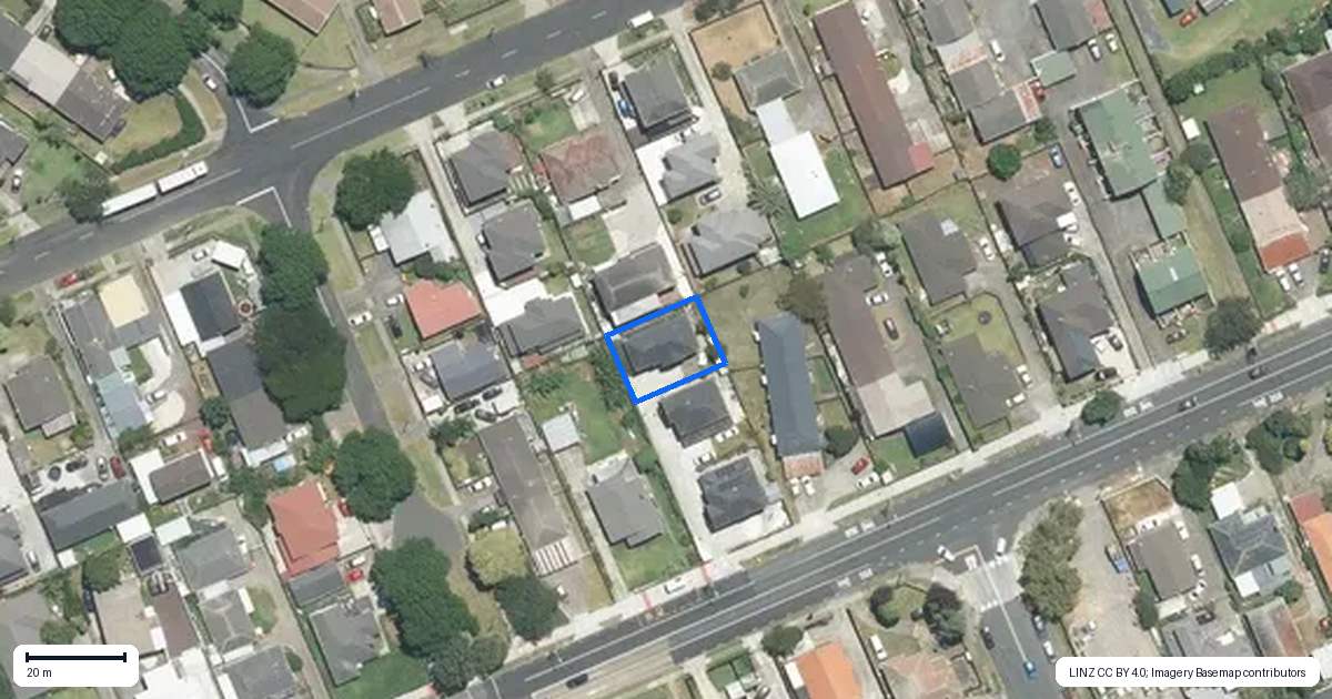 Property context map for 93C Puhinui Road, Papatoetoe, Auckland