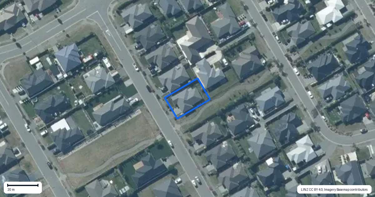 Property context map for 58 Andesite Drive, Rolleston