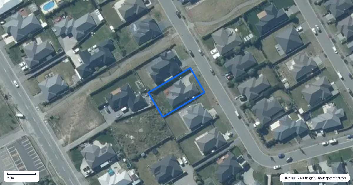 Property context map for 25 Bethany Road, Rolleston