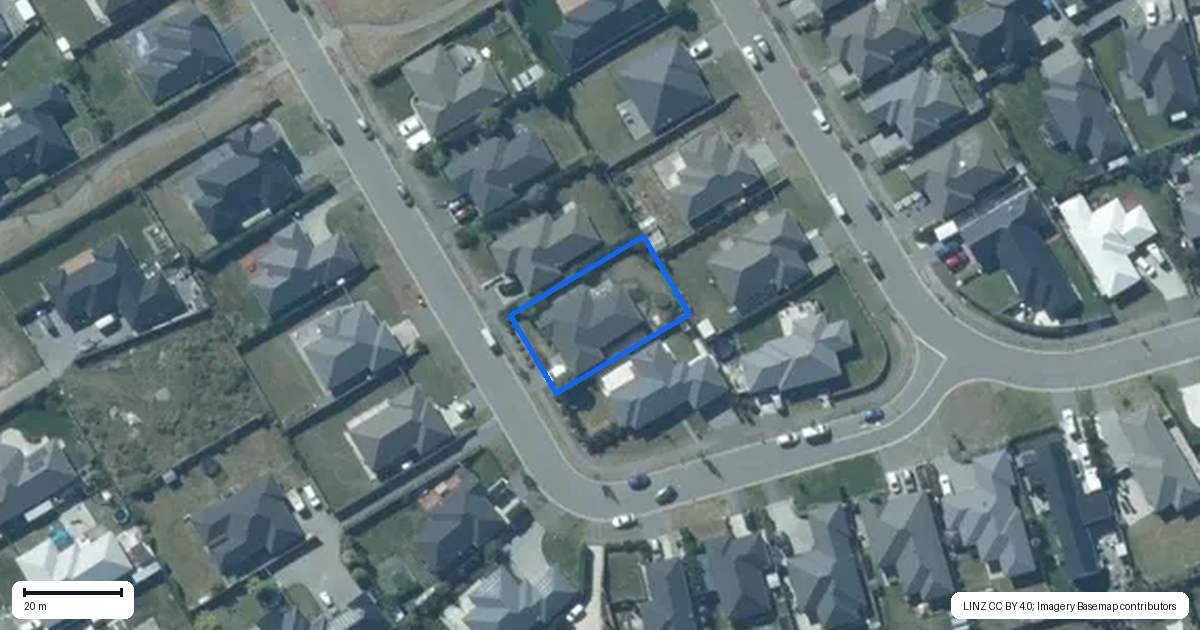 Property context map for 6 Bethany Road, Rolleston