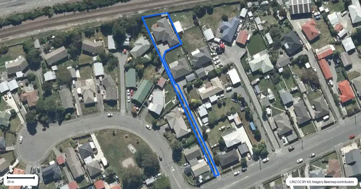 Property context map for 115A Foremans Road, Islington, Christchurch