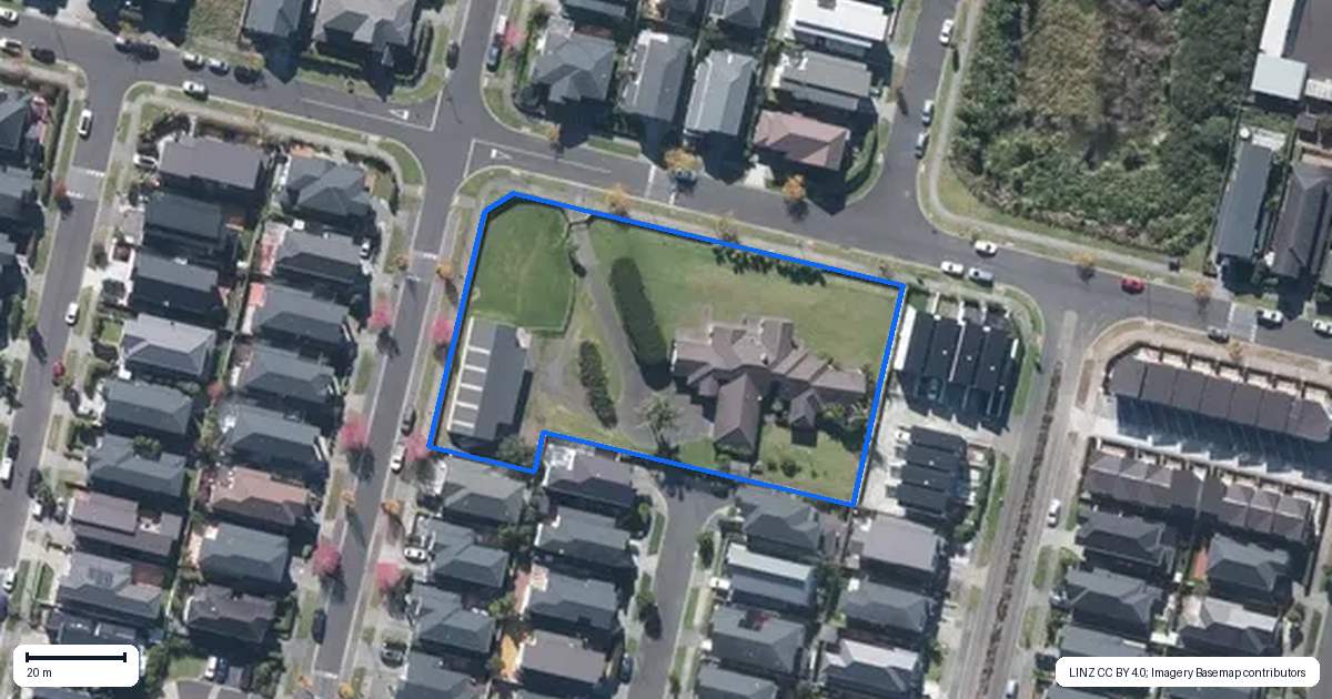 Property context map for 26 Kopuru Road, Whenuapai, Auckland