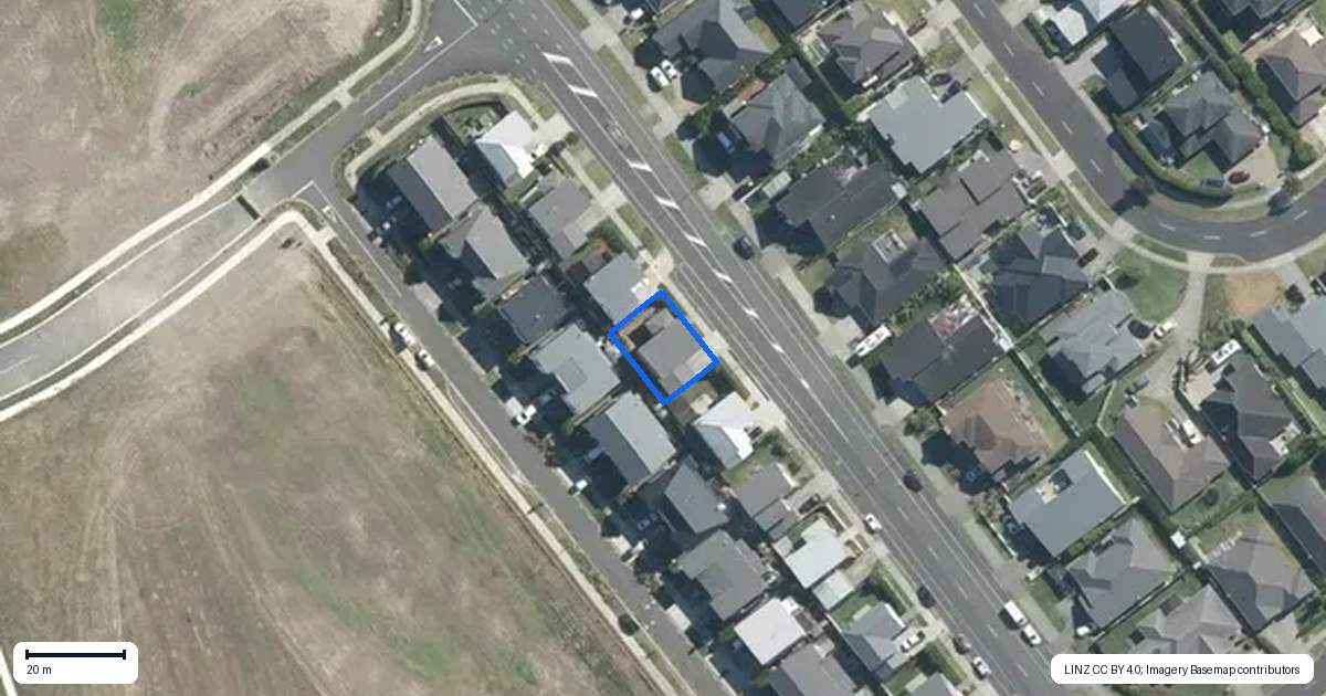 Property context map for 223 Wainui Road, Silverdale