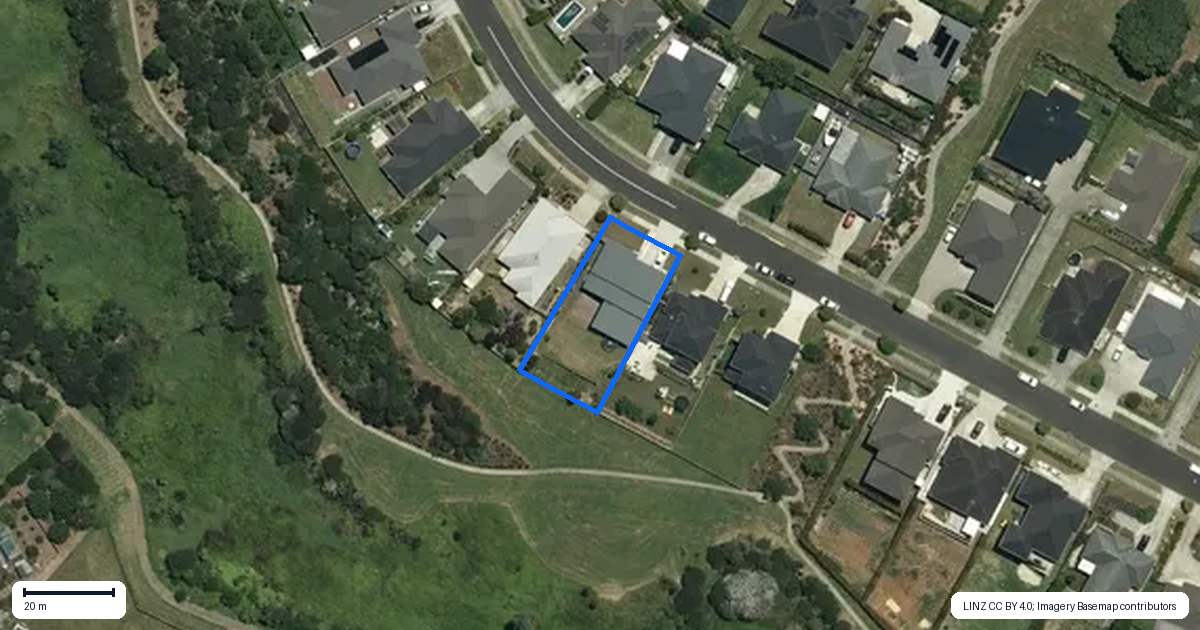 Property context map for 16 Raithburn Terrace, Pokeno
