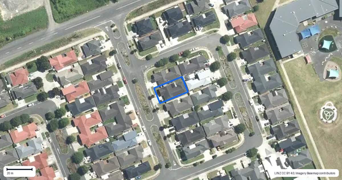 Property context map for 9 Amokura Avenue, Takanini, Auckland