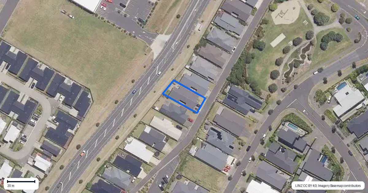 Property context map for 16 Te Hare Piahana Way, Papamoa Beach, Papamoa