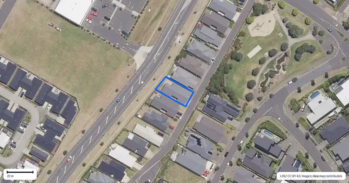 Property context map for 14 Te Hare Piahana Way, Papamoa Beach, Papamoa