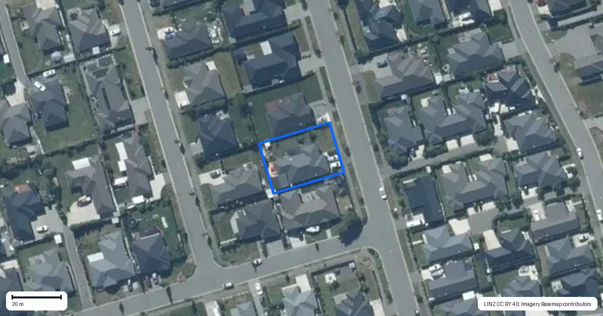 Property context map for 85 Strauss Drive, Rolleston