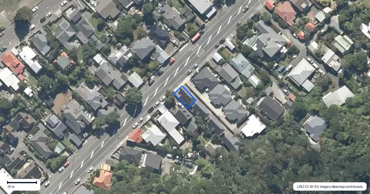 Property context map for 1/121 Muritai Road, Eastbourne, Lower Hutt