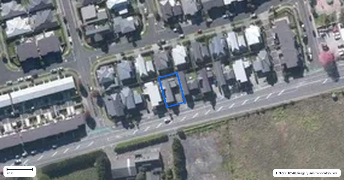 Property context map for 40D Brigham Creek Road, Whenuapai, Auckland