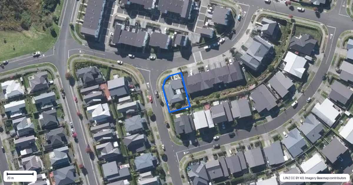 Property context map for 7 McEwan Street, Whenuapai, Auckland