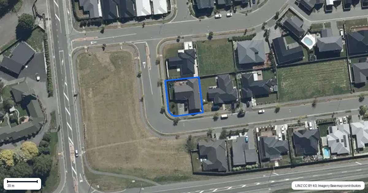 Property context map for 3 Sarikei Avenue, Northwood, Christchurch