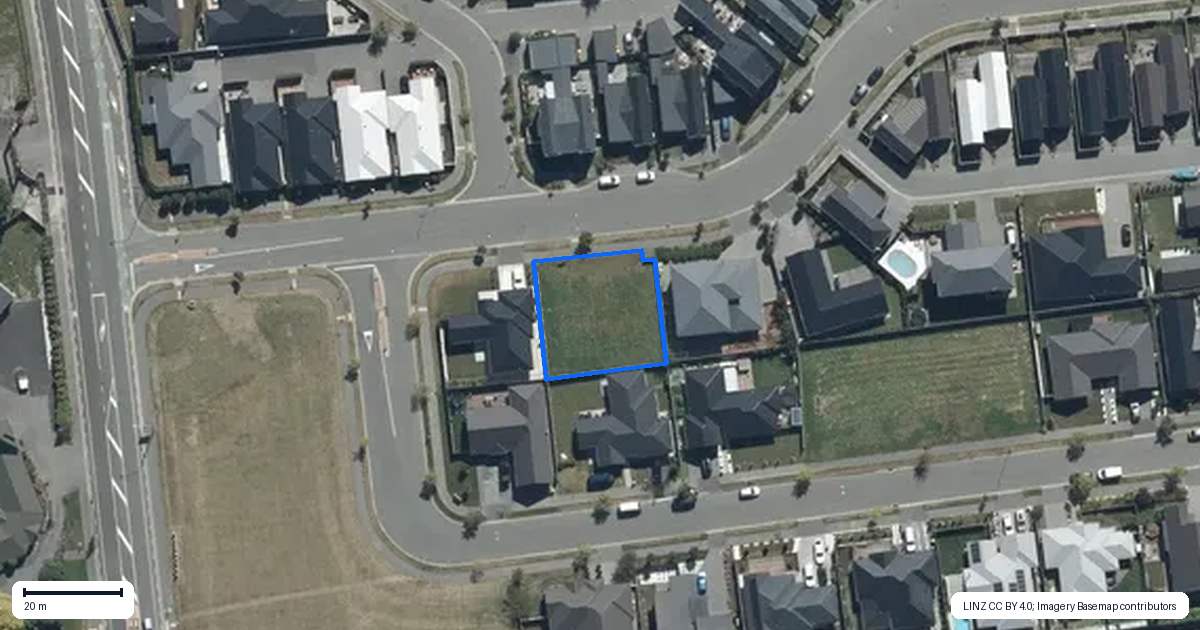 Property context map for 12 Eminence Drive, Northwood, Christchurch