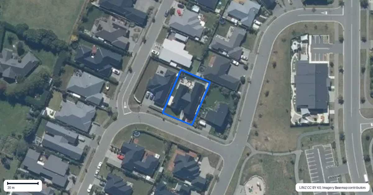 Property context map for 3 Manikato Lane, Lincoln
