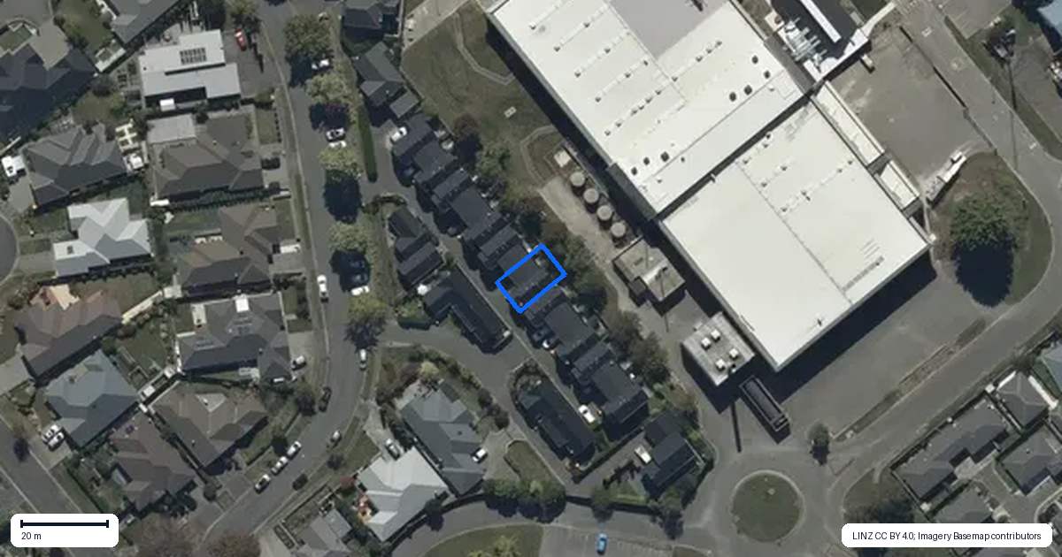 Property context map for 6/34 John Campbell Crescent, Hillmorton, Christchurch
