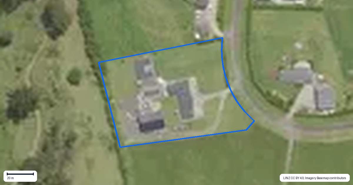 Property context map for 74D Walter Henry Drive, Omanawa