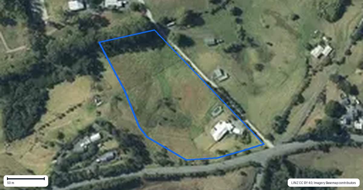 Property context map for 236 Rimmer Road, Helensville
