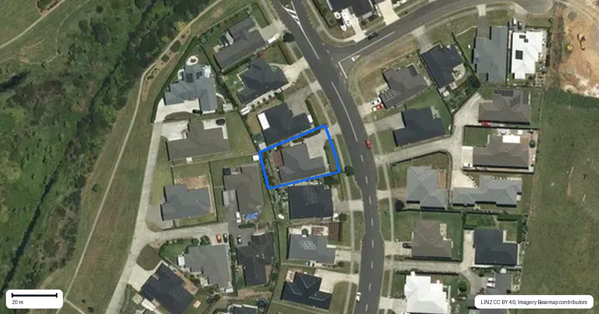 Property context map for 49 Hillpark Drive, Pokeno