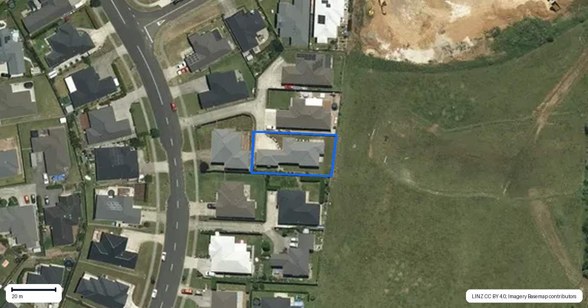 Property context map for 70A Hillpark Drive, Pokeno
