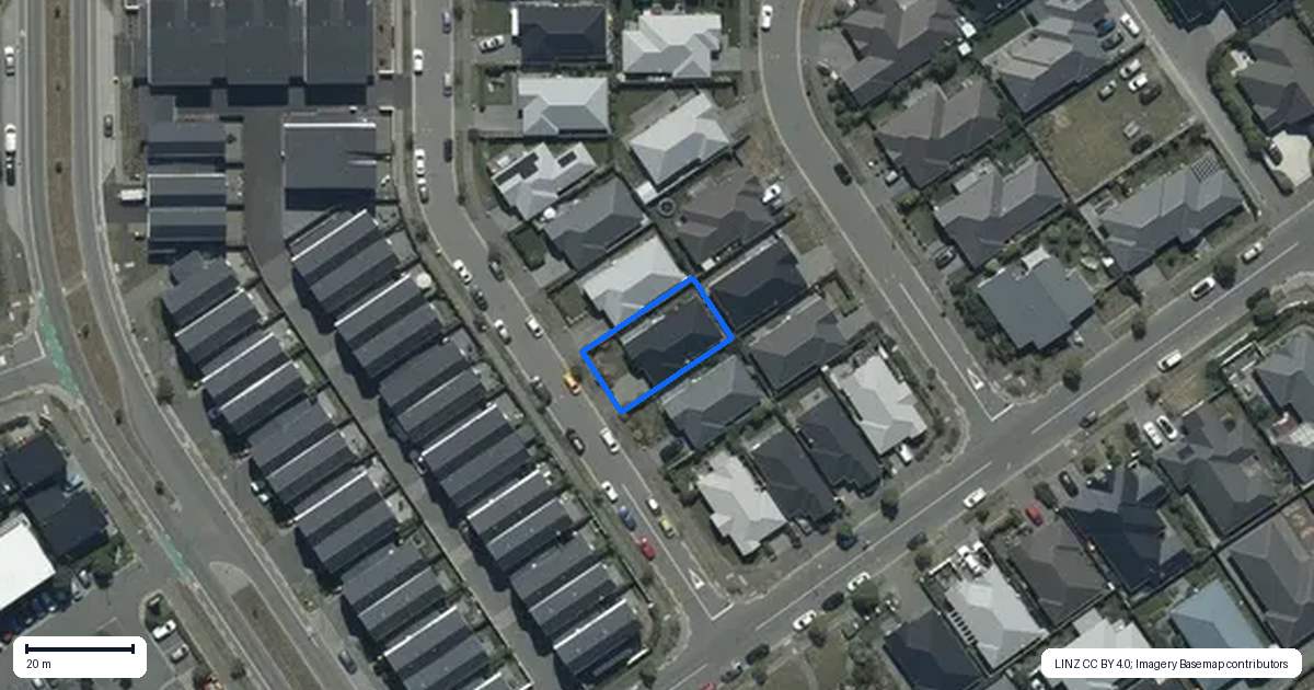 Property context map for 6 Liberty Street, Wigram, Christchurch