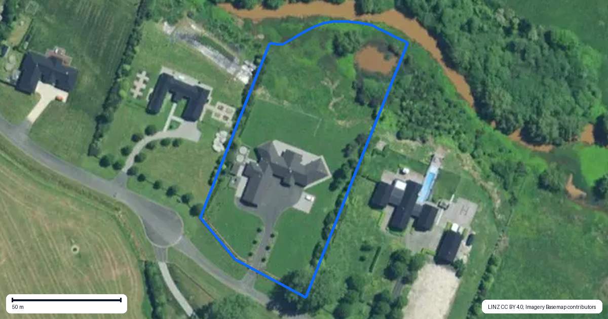 Property context map for 5 Enclave Lane, Taupiri