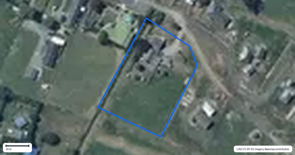 Property context map for 56 Coley Street, Foxton