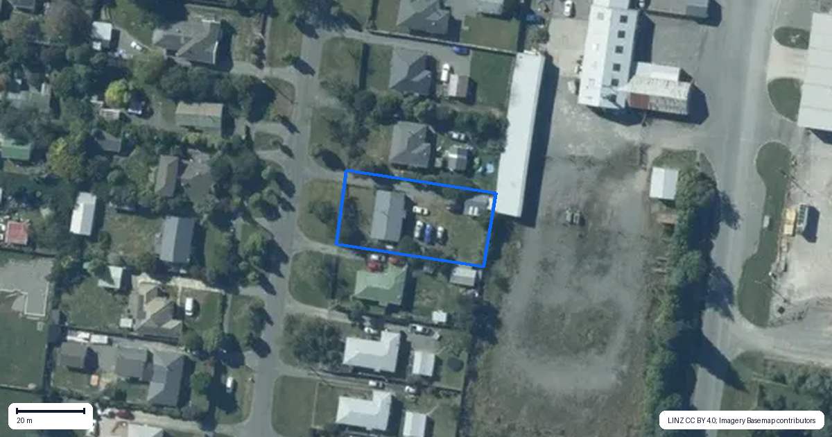 Property context map for 7 Ritso Street, Darfield