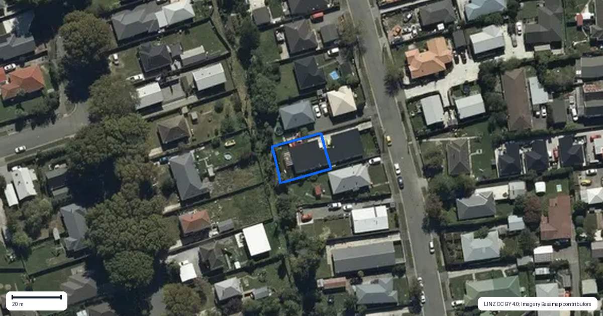 Property context map for 37A Arawa Street, Shirley, Christchurch
