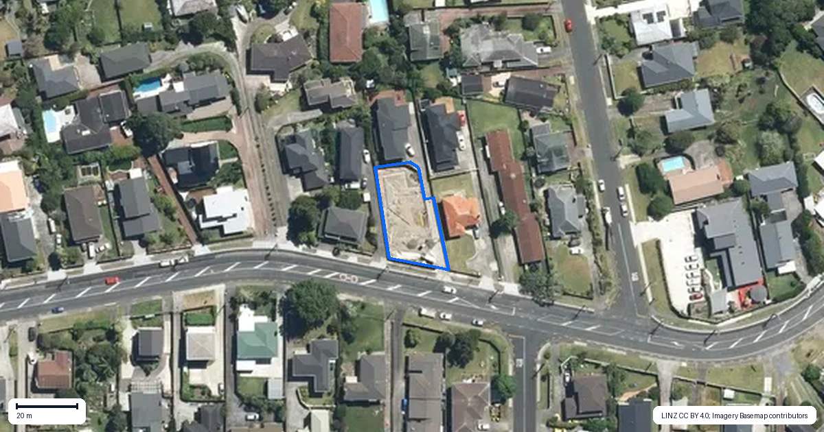 Property context map for 101 Golf Road, New Lynn, Auckland