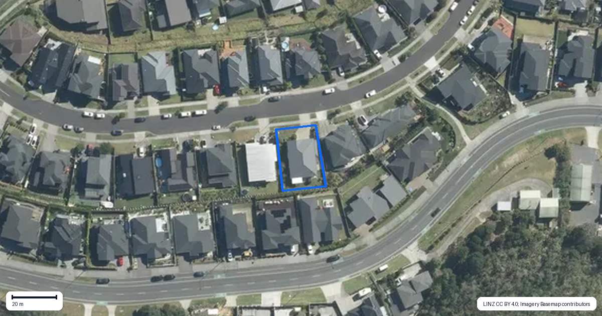 Property context map for 37 Cilliers Drive, Silverdale