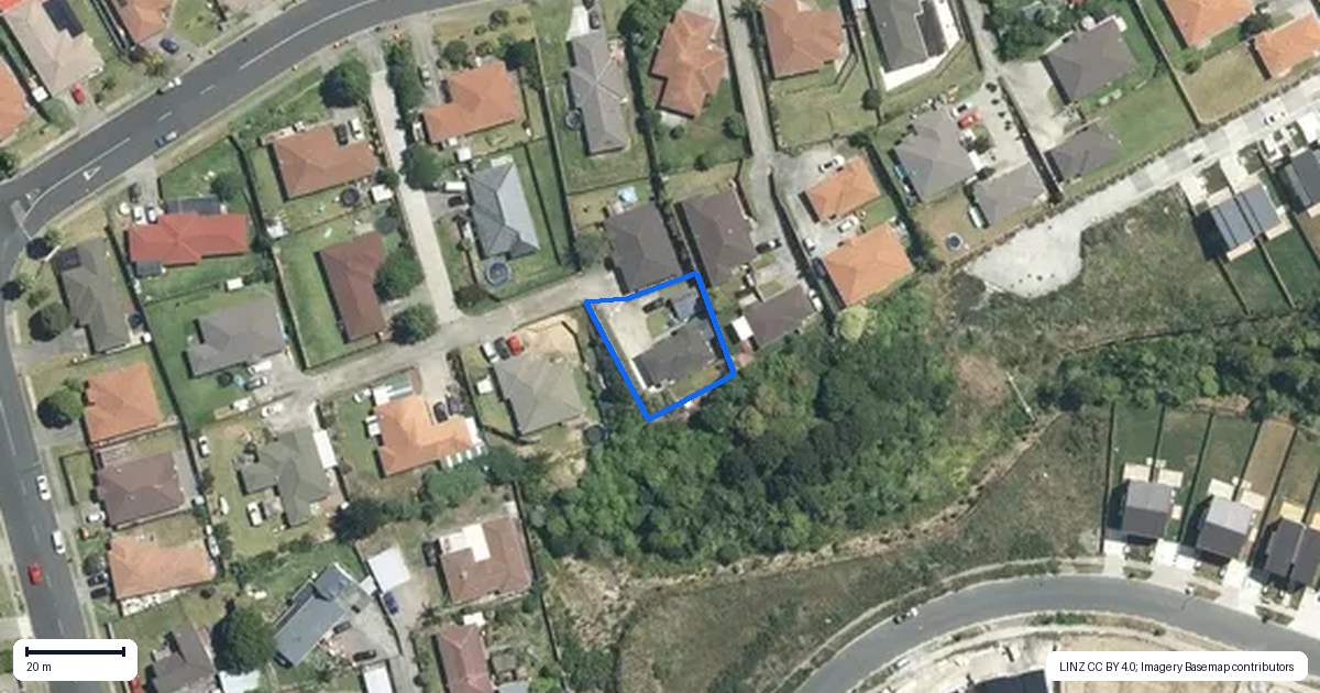 Property context map for 17A Keri Vista Rise, Papakura