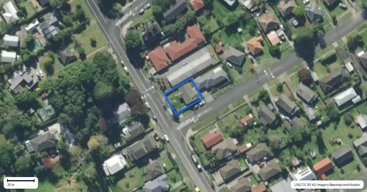 Property context map for 14 Kauika Road, Avenues, Whangarei