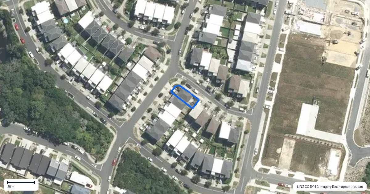 Property context map for 12 Panakenake Way, Flat Bush, Auckland
