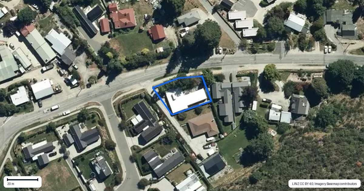 Property context map for 52 Manse Road, Arrowtown