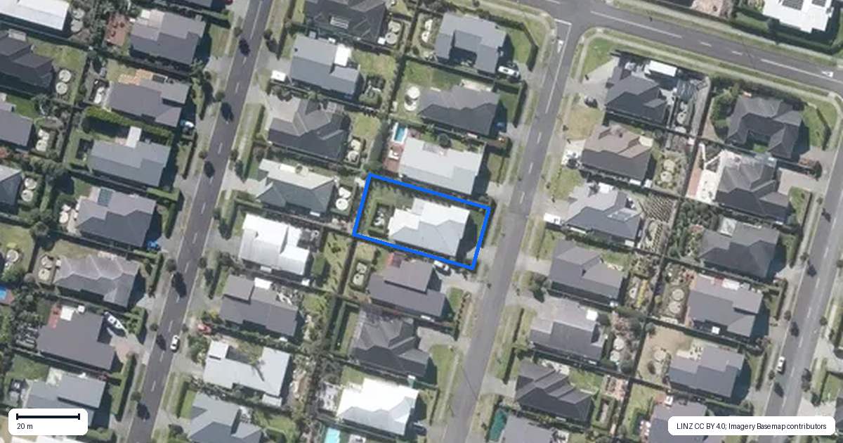 Property context map for 19 Kaiawa Street, Beachlands, Auckland