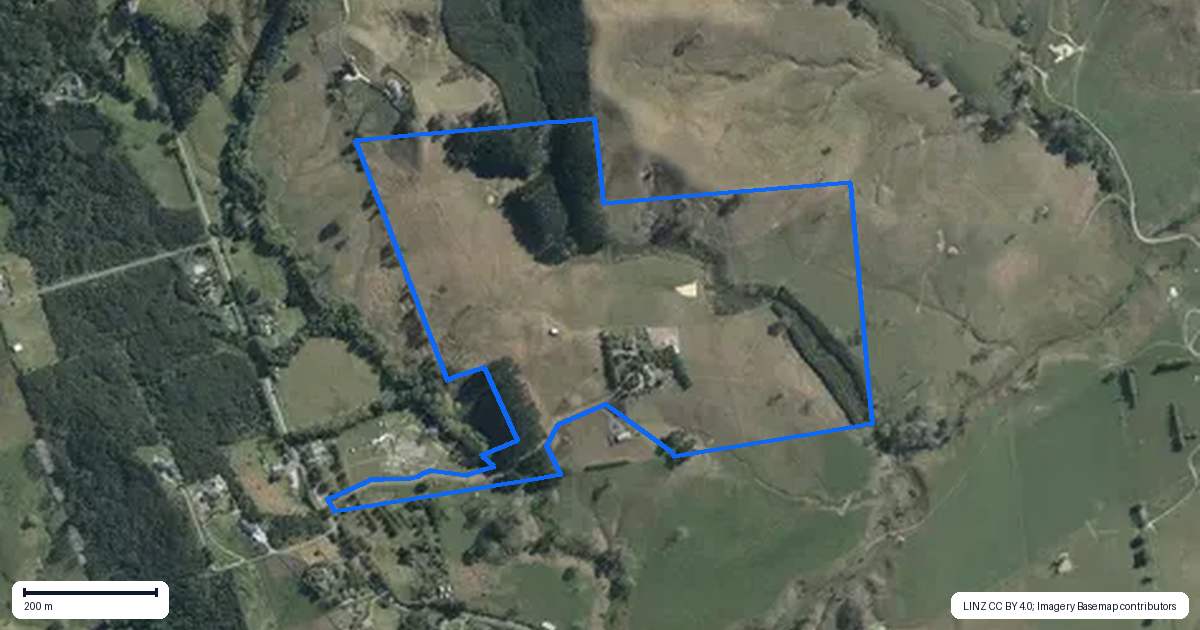 Property context map for 64 Gervin Road, Wainui